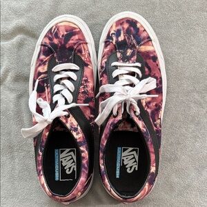 Vans Multicolor Tie-Dye Sneakers with White Laces